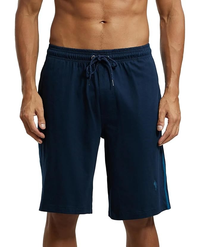 Jockey 9426 Men's Super Combed Cotton Rich Regular Fit Solid Shorts with Side Pockets