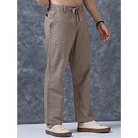 Roadster The Lifestyle Co Men Relaxed Fit Linen Trousers