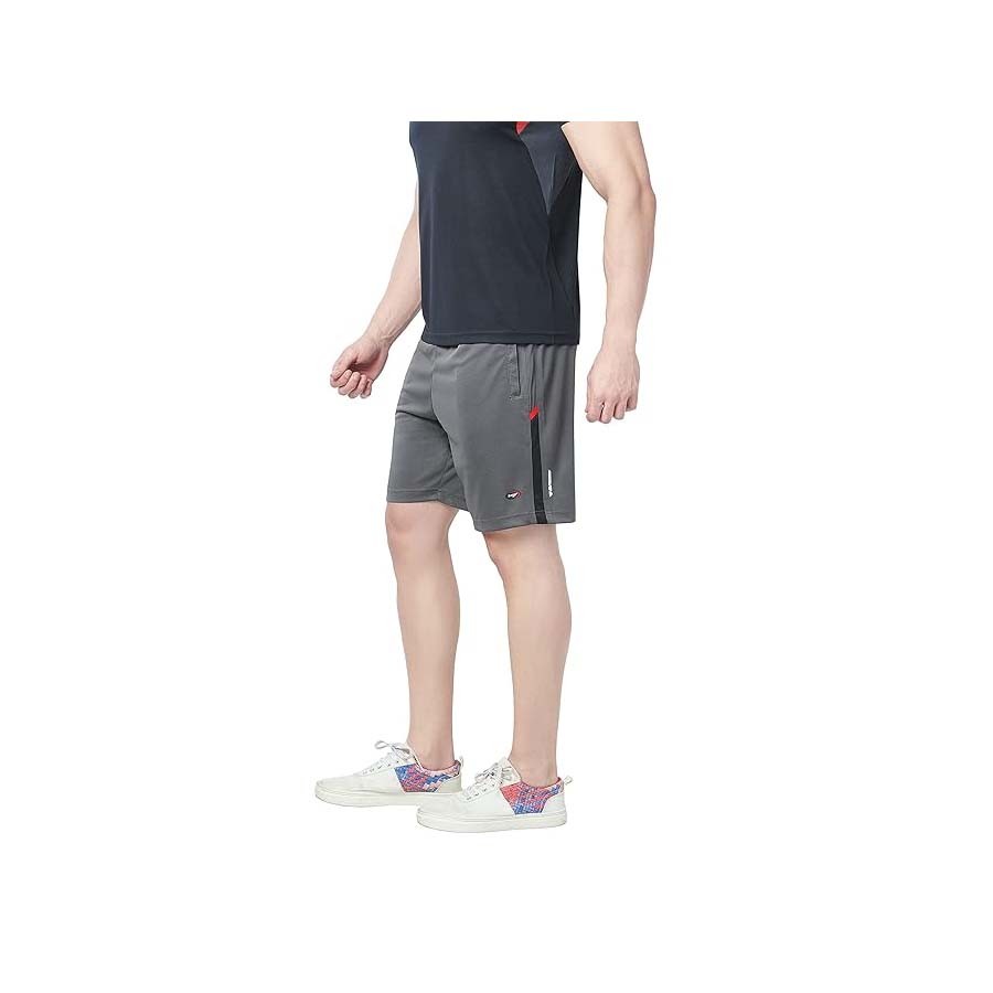 berge' Men's Instadry Dryfit Polyester Lightweight Soft Fabric Long Shorts with Secure Zipper Pockets Casual Sports Shorts for Men|Running Shorts|Gym Shorts|Half Pants|Jogging Shorts